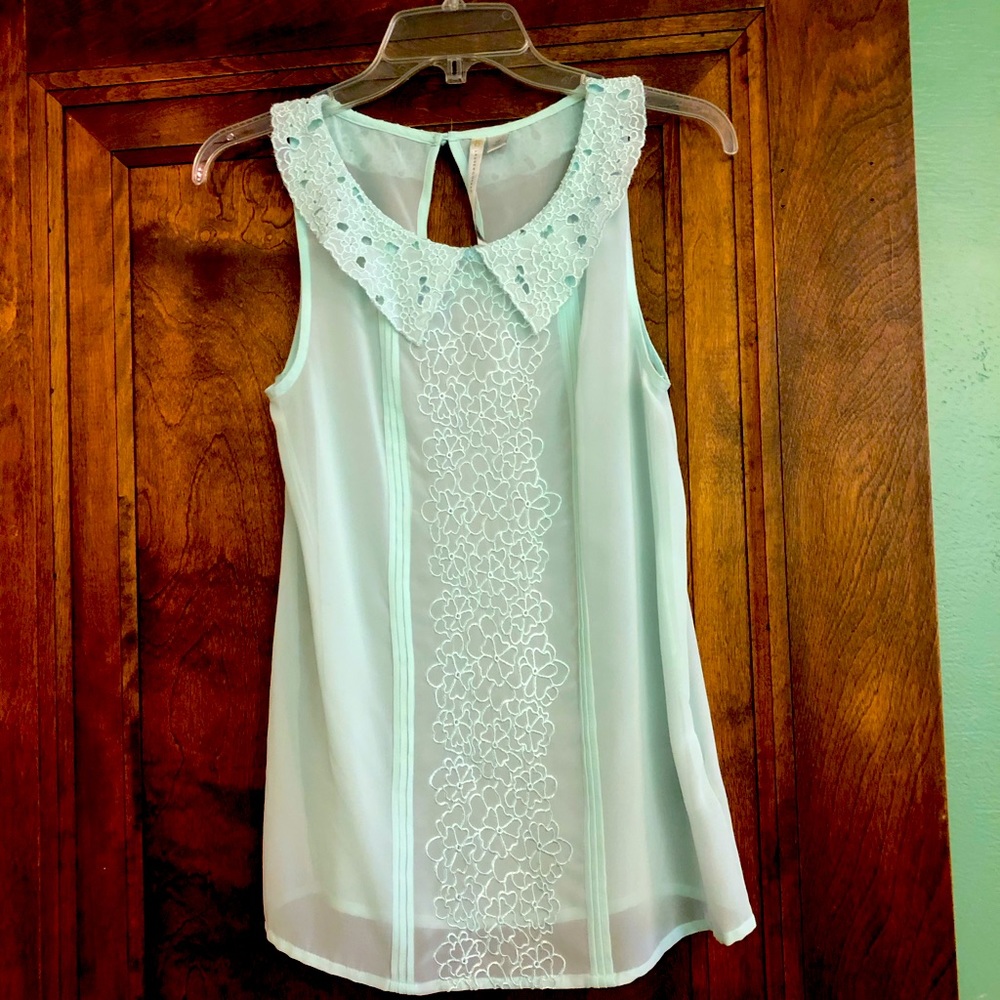 Mint Lauren Conrad top